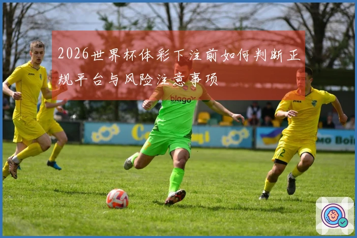 2026世界杯体彩下注前如何判断正规平台与风险注意事项